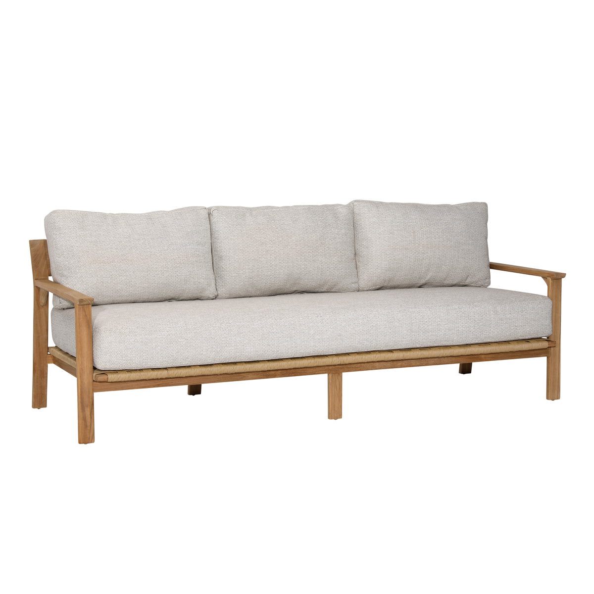 Lexy Outdoor Sofa Taupe, Sofas & Sectional by Dovetail, 82.5" width x 28" height x 32" depth View 1