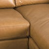 Elton 111.4L x 68.1W x 34.3H Tan Leather Right Chaise Sectional thumbnail 8