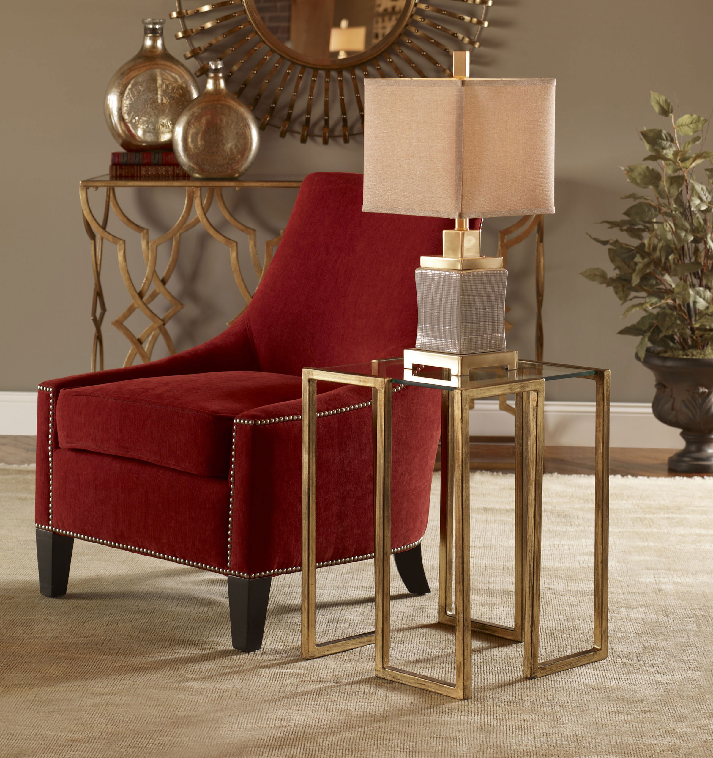 Mirrin Accent Table large image 