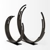 Taj (Large) 21L x 3W Black Broken Halo Decorative Object, by Mercana, 20.47" length x 3.15" width x 20.08" height thumbnail 3