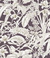 Orchid Conservatory Toile Mulberry Wallpaper, by York Wall, 33' length x 1'8.5" width x 0.02" depth thumbnail 1