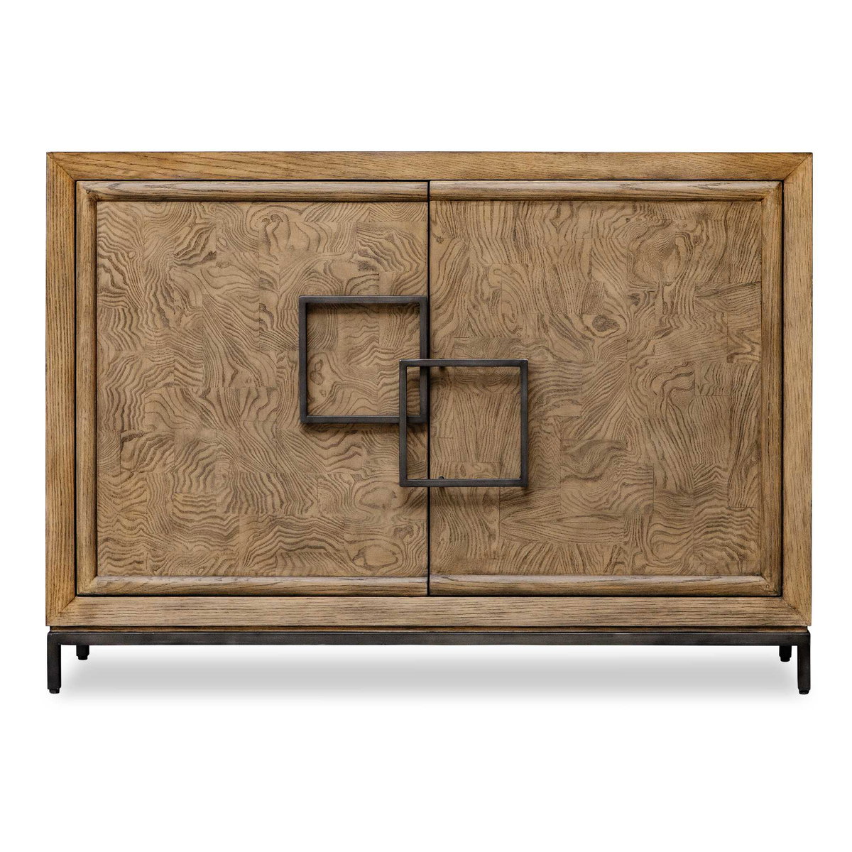 Paltrow Burl 2 Door Cabinet, Furniture by Uttermost, 48" width x 34" height x 13.31" depth View 1