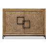 Paltrow Burl 2 Door Cabinet, Furniture by Uttermost, 48" width x 34" height x 13.31" depth thumbnail 1