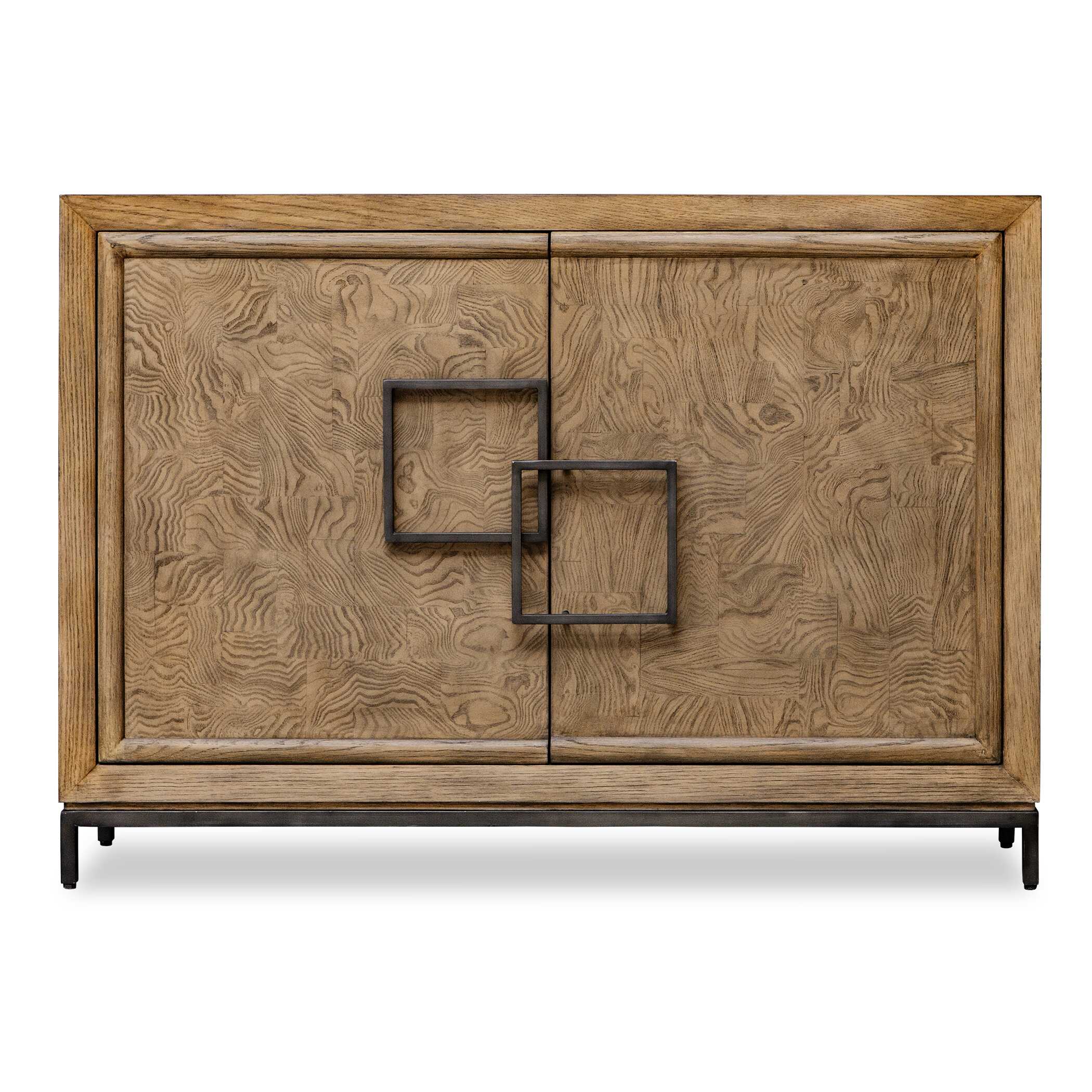 Paltrow Burl 2 Door Cabinet large image 