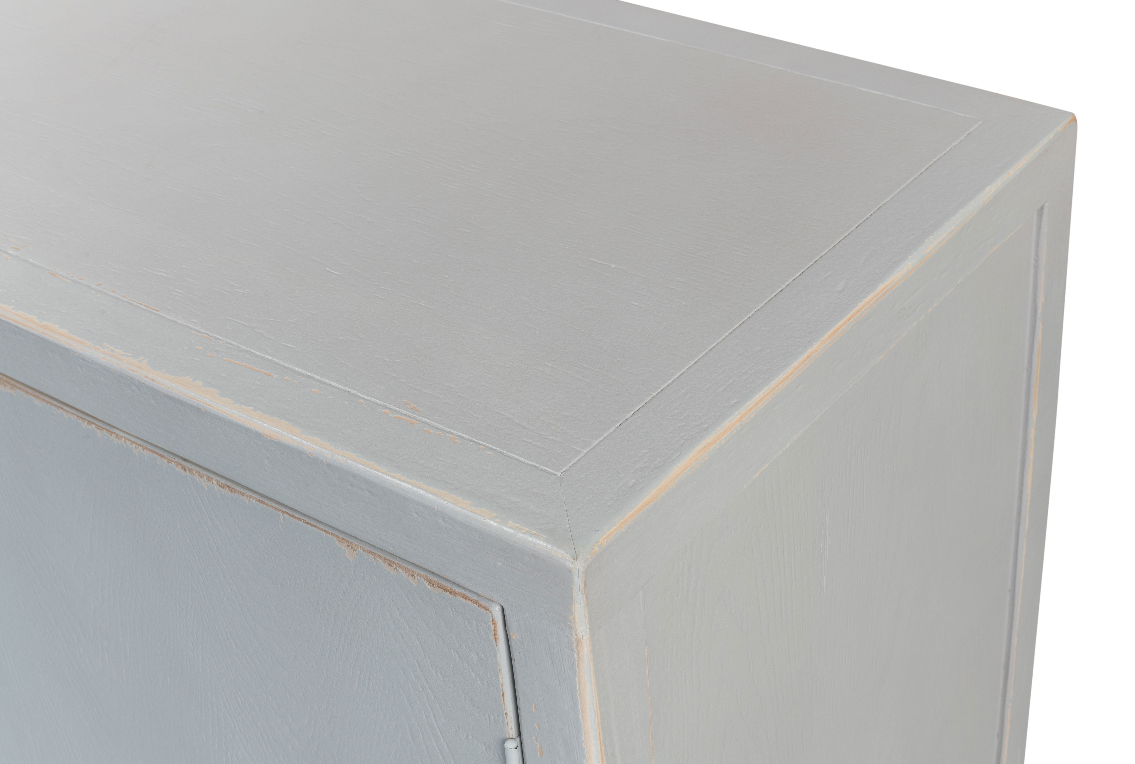 Maldives 4 Door Sideboard, Eros Blue, Cabinets & Sideboard by Sarreid, 94" length x 20" width x 34" height View 19