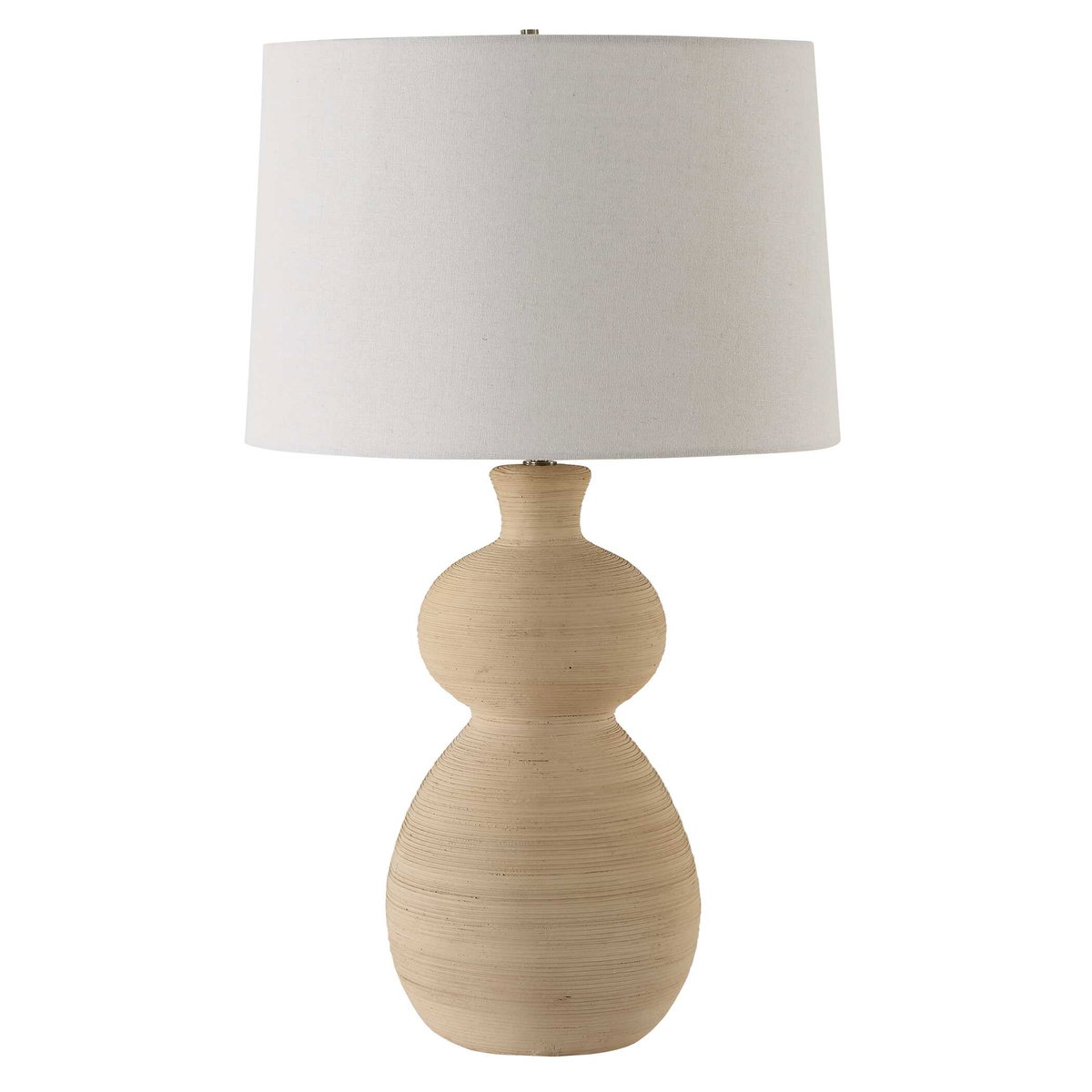 Pueblo Fired Clay Table Lamp, by Uttermost, 1'5" width x 2'4" height x 1'5" depth View 5