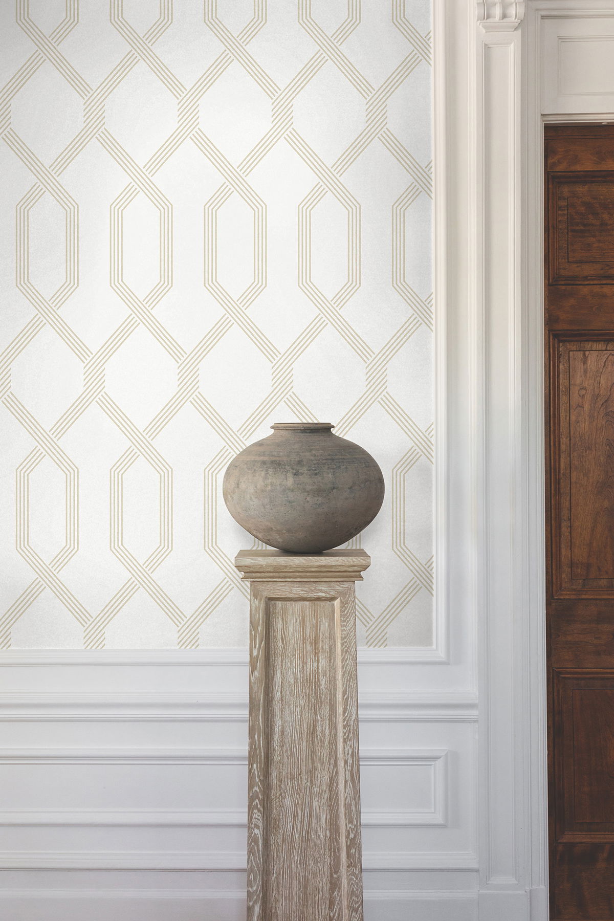 Palisade Beige Wallpaper large image 