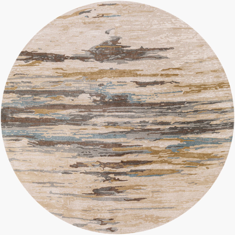 Kavita Handmade Rug, by Surya, 8' length x 8' width