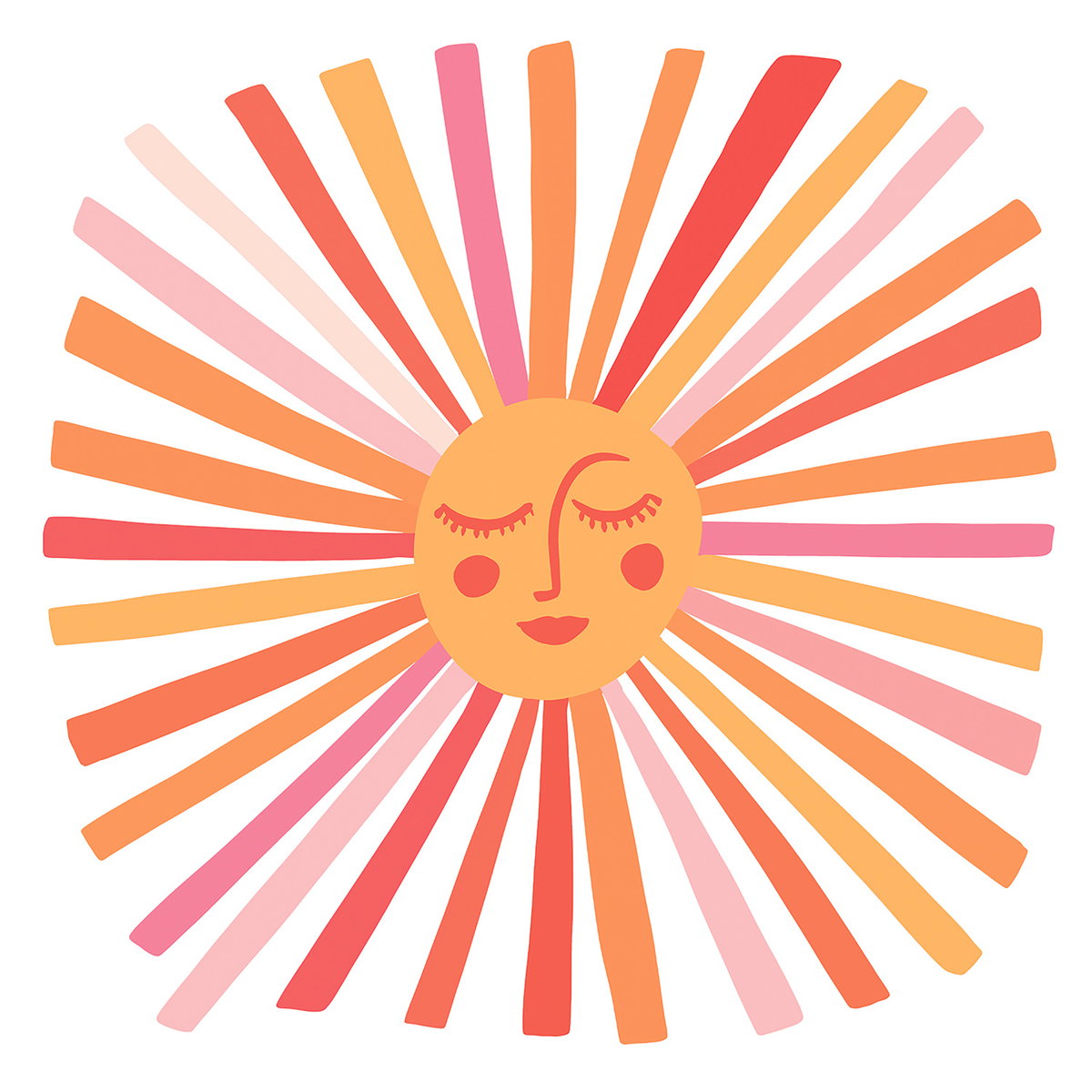 Catcoq Sunshine Peel & Stick Giant Wall Decal, by York Wall, 1'6" length x 1'5.25" width x 0.02" depth