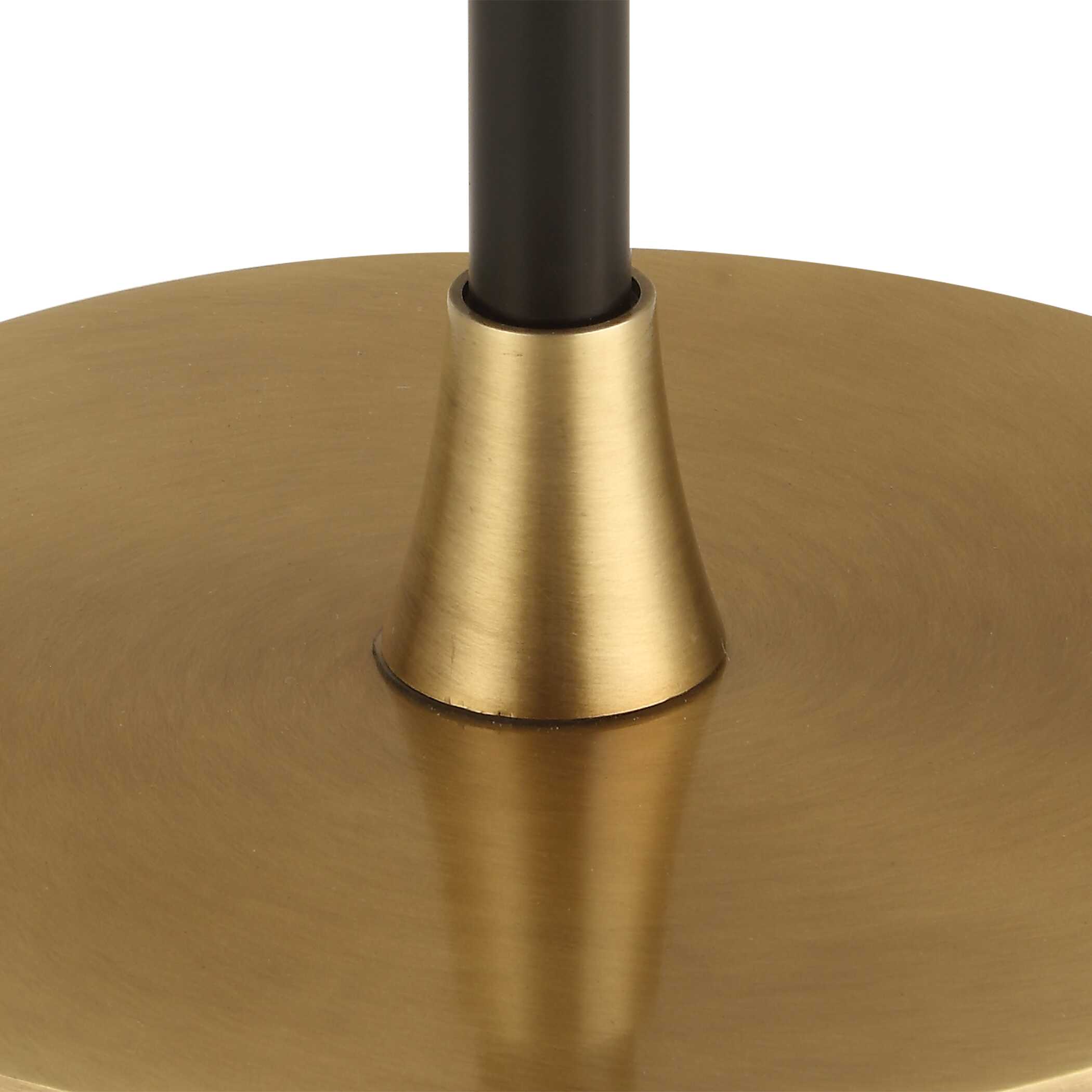 Stowe Satin Black Floor Lamp, by Uttermost, 18" width x 66.25" height x 18" depth View 7