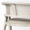 Tabitha Low Back 26.75in Seat Counter Stool | Beige Fabric with Wood, Counter & Bar Stool by Mercana, 23.25" length x 22" width x 36.75" height thumbnail 13