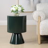 Denison Dark Green Accent Table, Side & End Table by Uttermost, 14" width x 20" height x 14" depth thumbnail 2