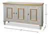 Louis Xvi Buffet Carmine Legno, by Sarreid, 1'6" length x 5' width x 2'10" height thumbnail 13