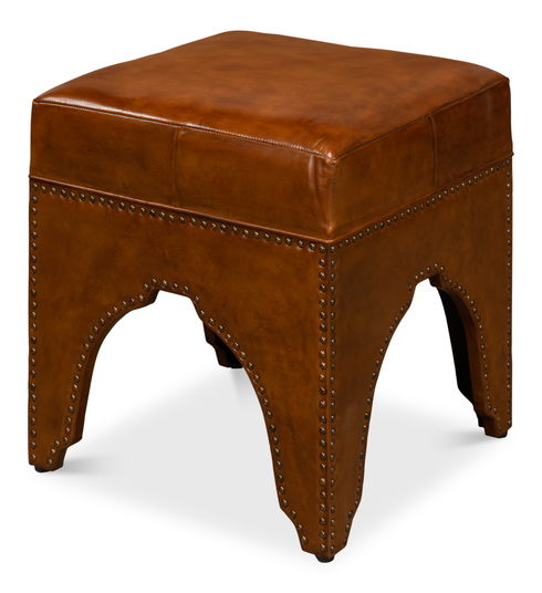 Giuseppe Footstool  Light Brown