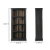 Mona Tall Cabinet Black, Cabinets & Sideboard by Moe's Home, 42" width x 86" height x 21" depth thumbnail 11