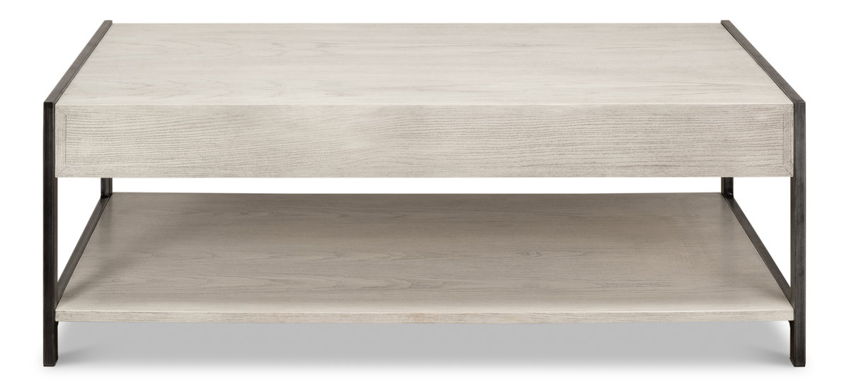 Covet Cocktail Table, by Sarreid, 2'4" length x 4'4" width x 1'6" height View 3