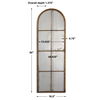Amiel Arched Brown Mirror, by Uttermost, 16.5" width x 50" height x 1.37" depth thumbnail 3