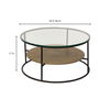 Callie Coffee Table Antique Brass thumbnail 4