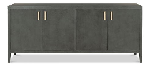 Blanco 4 Door Buffet, Stone Grey