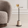 Arthur Crystal Drink Table, Side & End Table by Uttermost, 10" width x 23" height x 10" depth thumbnail 2