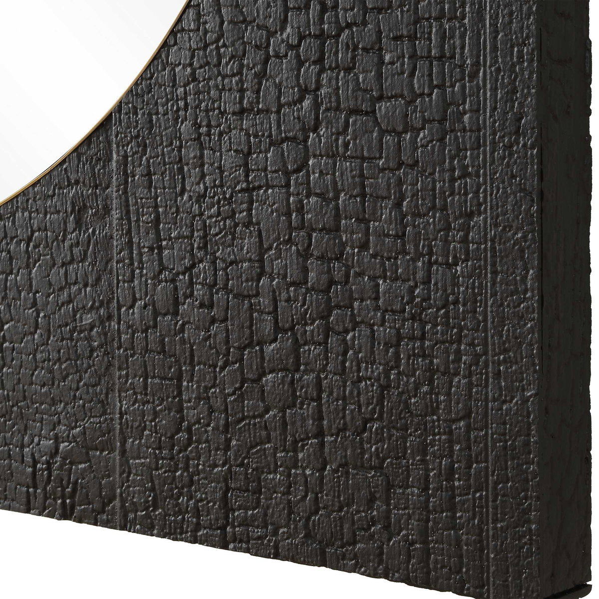 Ember Black Square Mirror, by Uttermost, 3'6" width x 3'6" height x 2" depth View 6