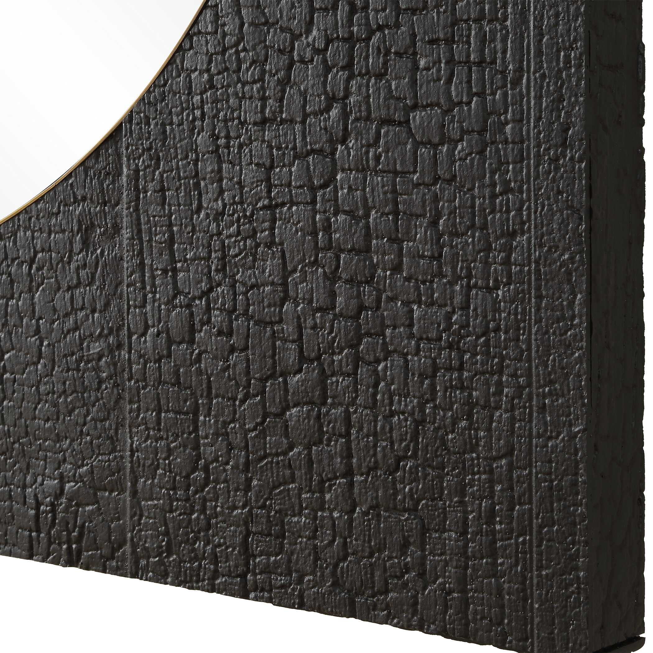 Ember Black Square Mirror, by Uttermost, 42" width x 42" height x 2" depth View 6