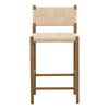 Xiana Counter Stool Natural, Counter & Bar Stool by Dovetail, 18.5" width x 37" height x 19.5" depth thumbnail 2