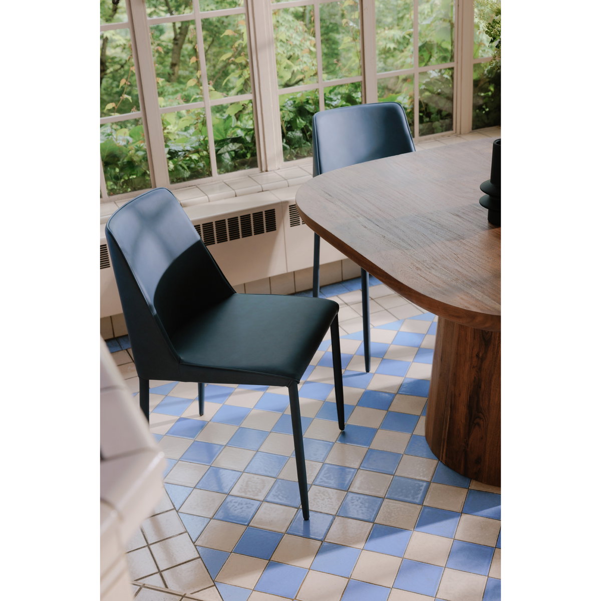 Freed Dining Table Natural, by Moe's Home, 47" width x 30.5" height x 41" depth View 6