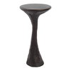 Milan Outdoor Dark Bronze Drink Table, Outdoor Table by Uttermost, 11.75" width x 1'10" height x 10.75" depth thumbnail 4