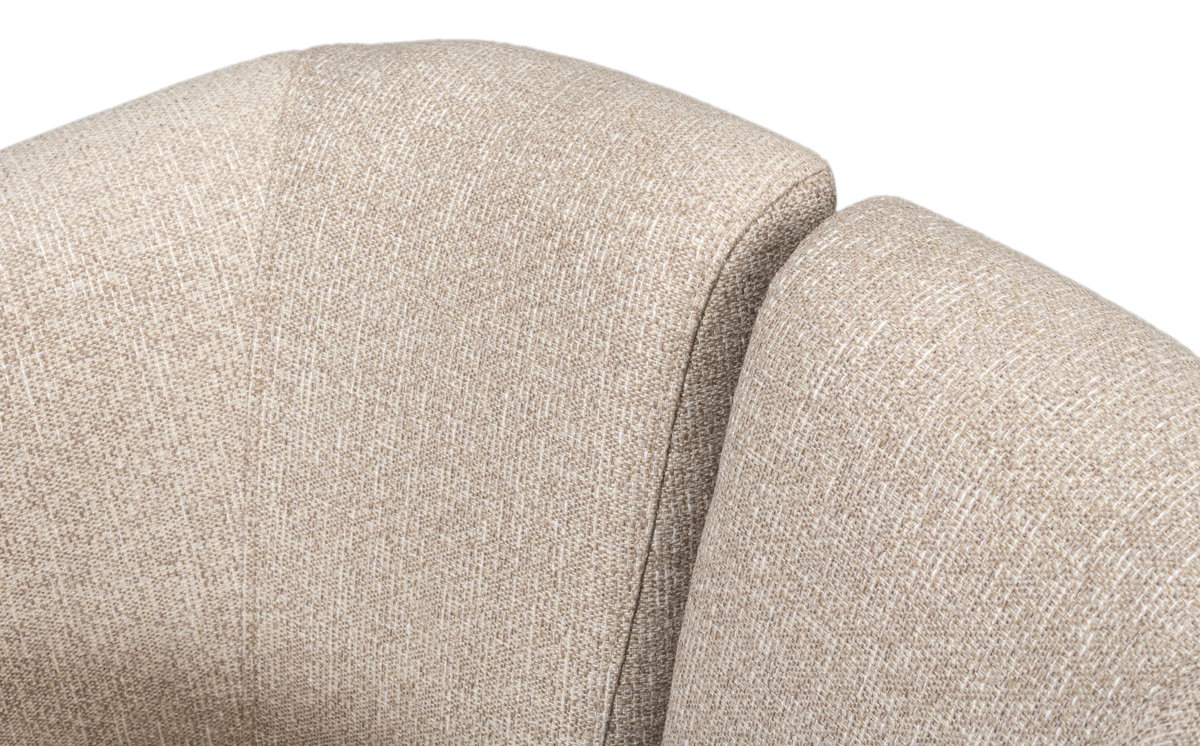 Bronson Swivel Chair, by Sarreid, 2'8" length x 2'6" width x 2'8" height View 8