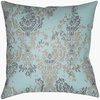 Moody Damask Accent Pillow, Decorative Pillow by Surya, 18" length x 18" width thumbnail