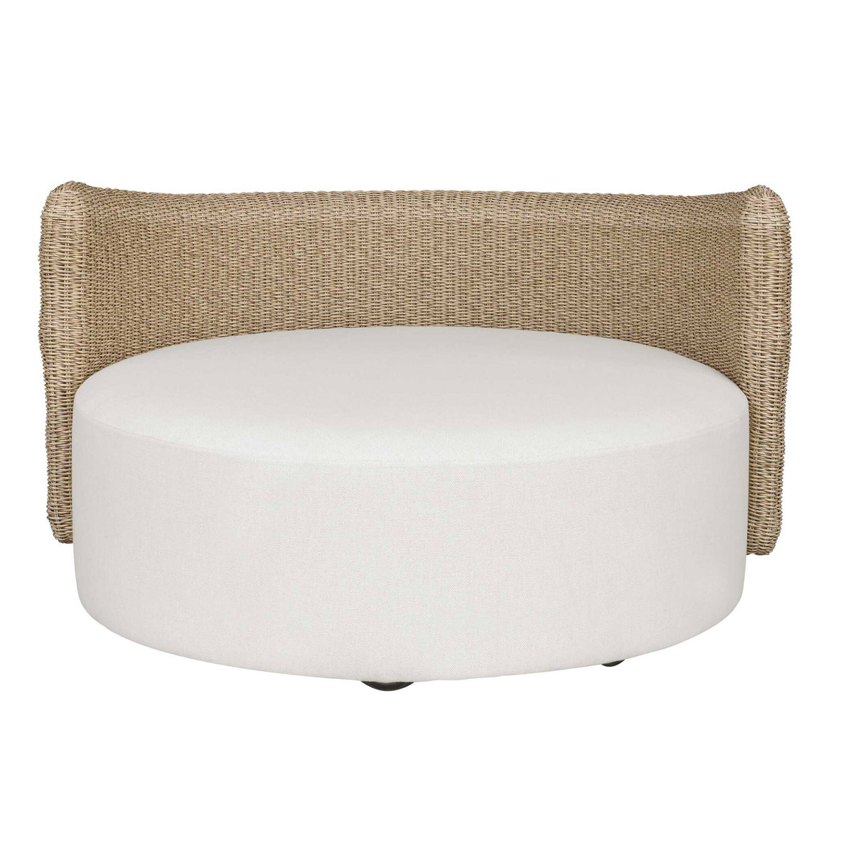 Sunset Outdoor Round Swivel Day Bed, Outdoor Furniture by Uttermost, 4'6.75" width x 2'7.2" height x 4'3.75" depth View 8