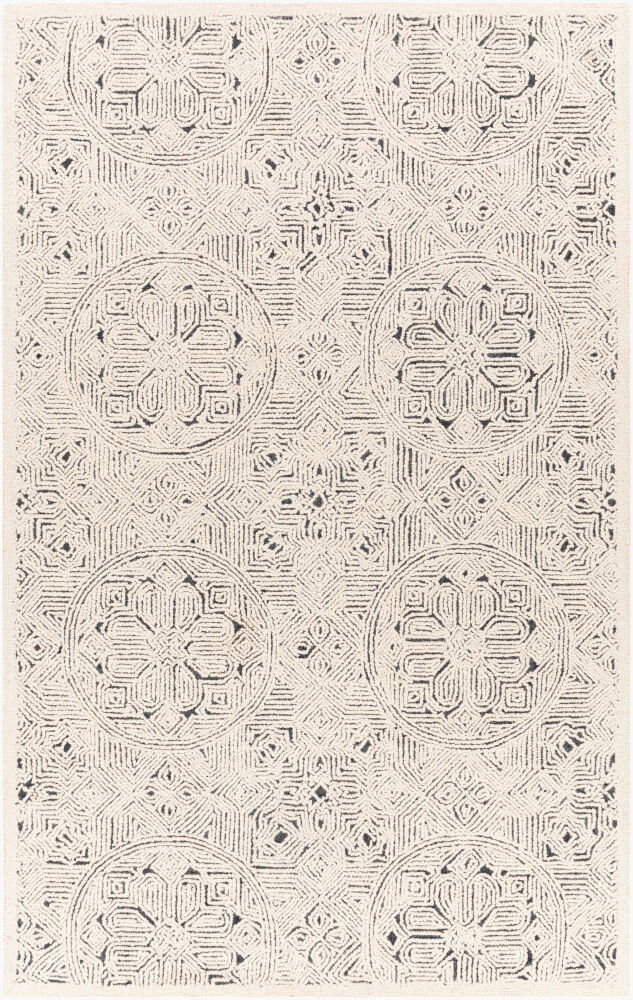 Newcastle Handmade Rug, by Surya, 1'6" length x 1'6" width