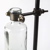 Jarvis Set of Five Dark Brown Metal and Glass Chemistry Inspired Bottles thumbnail 7