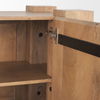 Beth Light Brown Wood with 3 Doors Sideboard thumbnail 11