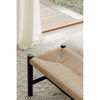 Hawthorn Small Bench Black, Benche by Moe's Home, 48" width x 18" height x 17" depth thumbnail 8