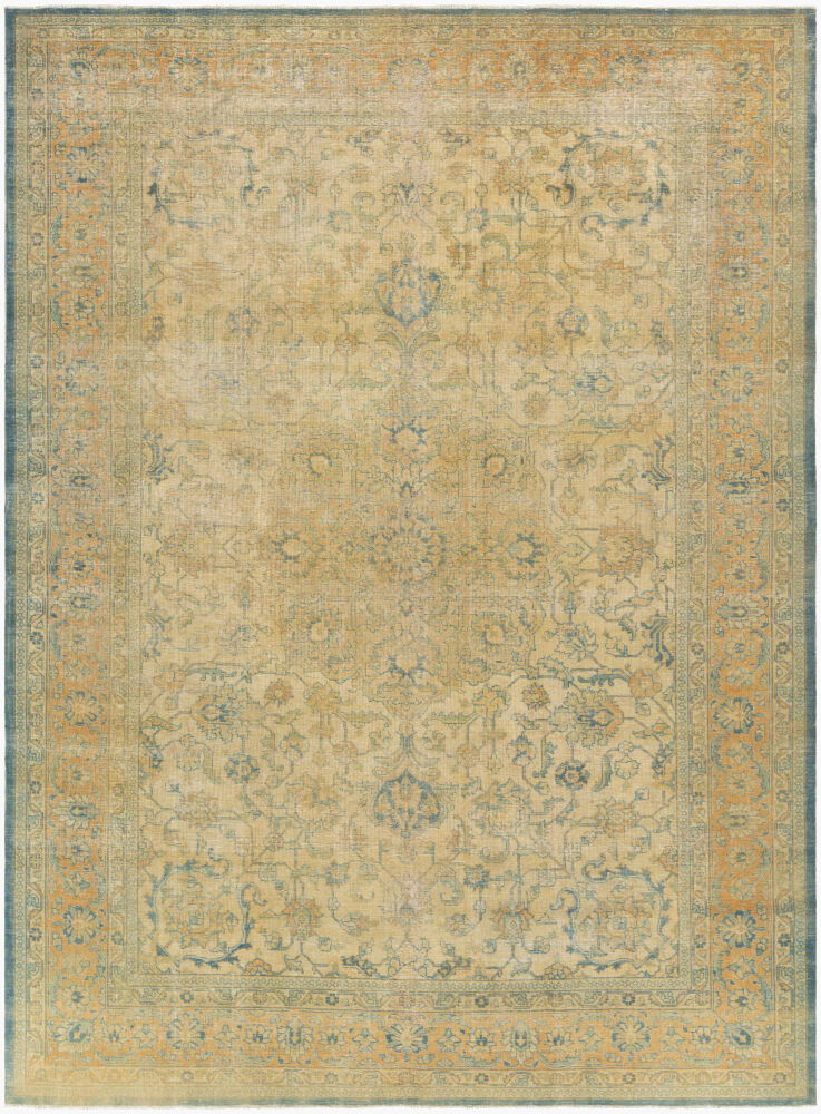 Antique One of a Kind Handmade Rug, by Surya, 10'6" length x 7'10" width