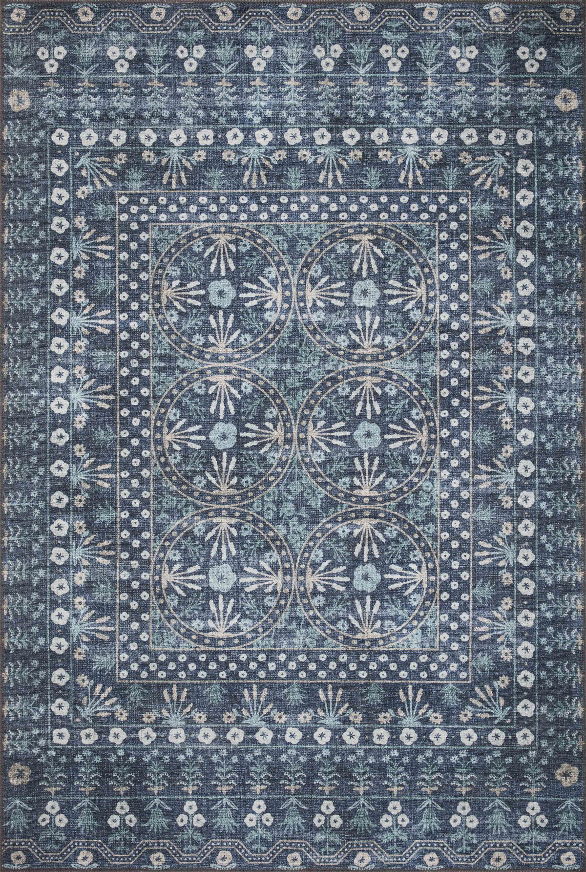 Rifle Paper Co. x Loloi Maison Rug, 1'6" length x 1'6" width View 1
