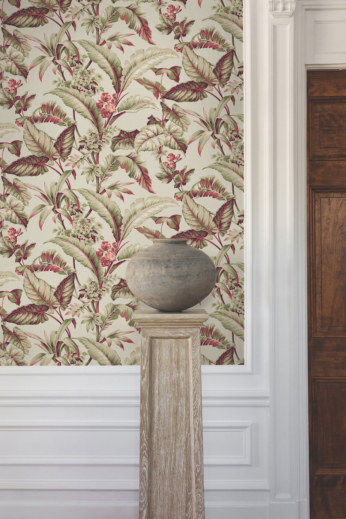 Mystic Isle Taupe Wallpaper large image 