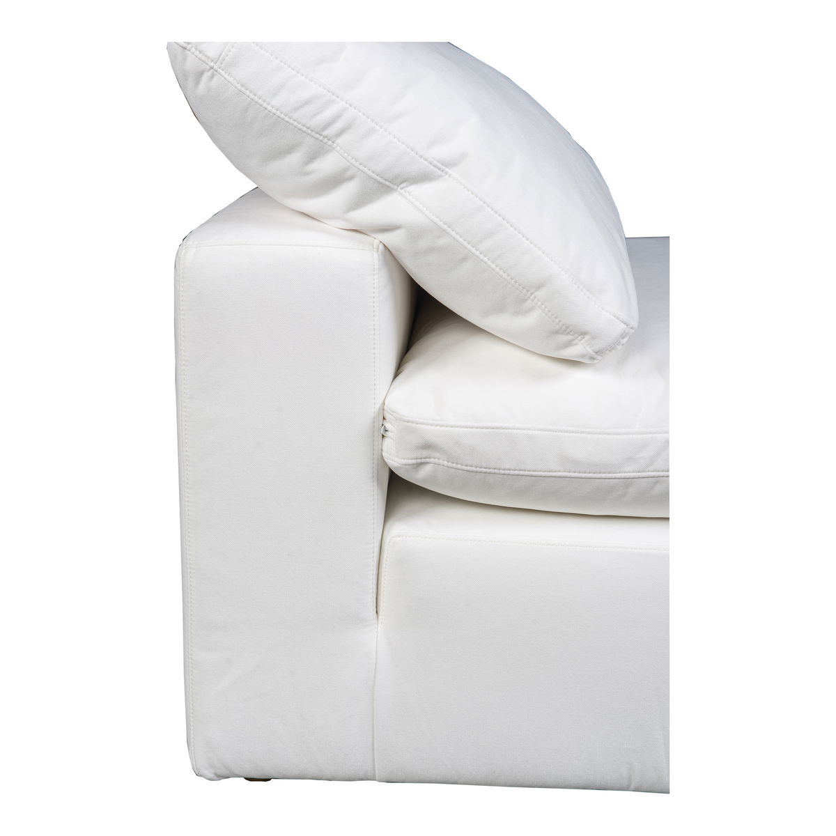 Terra Condo Chair Cream White, Accent Chair by Moe's Home, 38" width x 32" height x 38" depth View 6