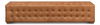 Beam Bench Tufted Leather thumbnail 1