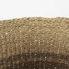 Vance  Light Brown Palm Leaf and Seagrass Round Basket with Handles, Bins & Basket by Mercana, 17.72" length x 17.72" width x 11.81" height thumbnail 5