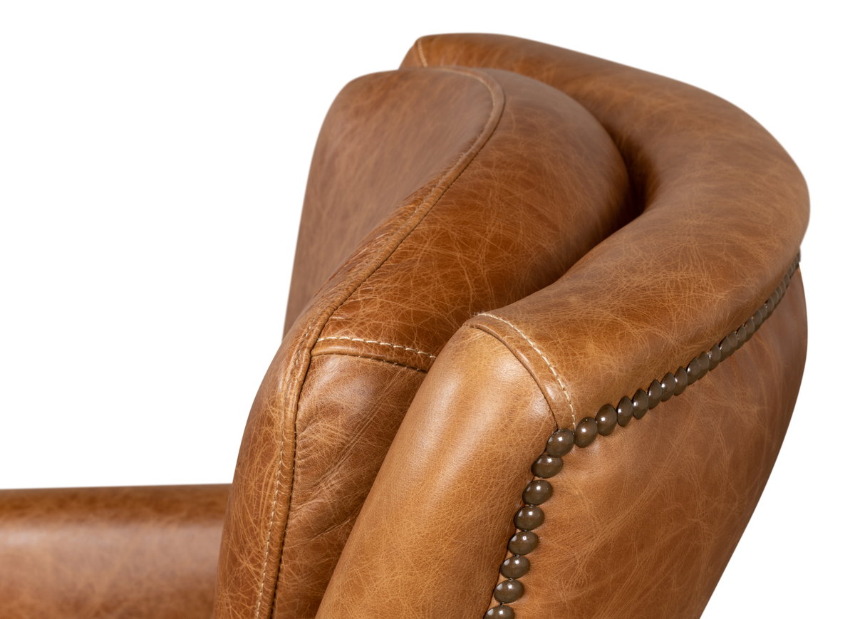 Baker Arm Chair, by Sarreid, 3'3" length x 2'6" width x 3'5" height View 4