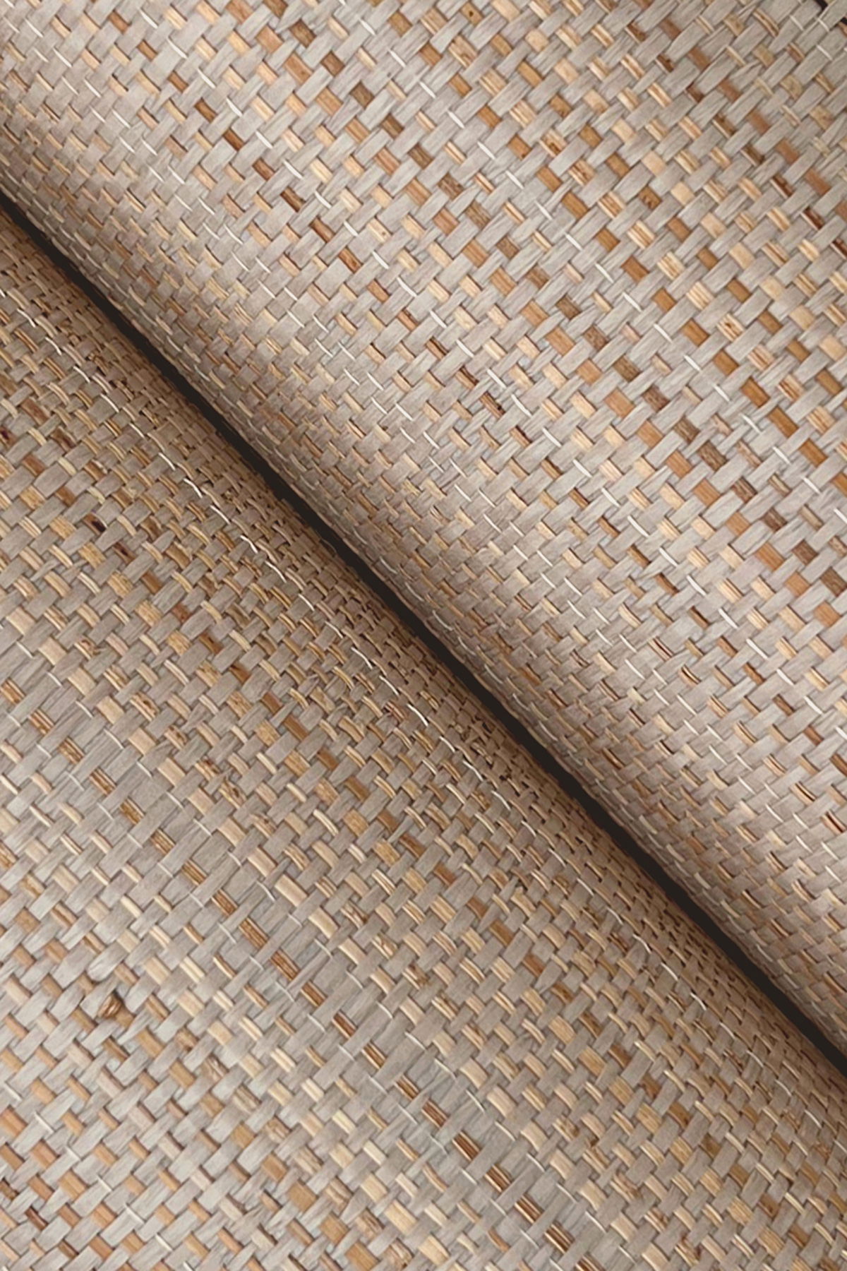 Marled Abaca Taupe Wallpaper large image 