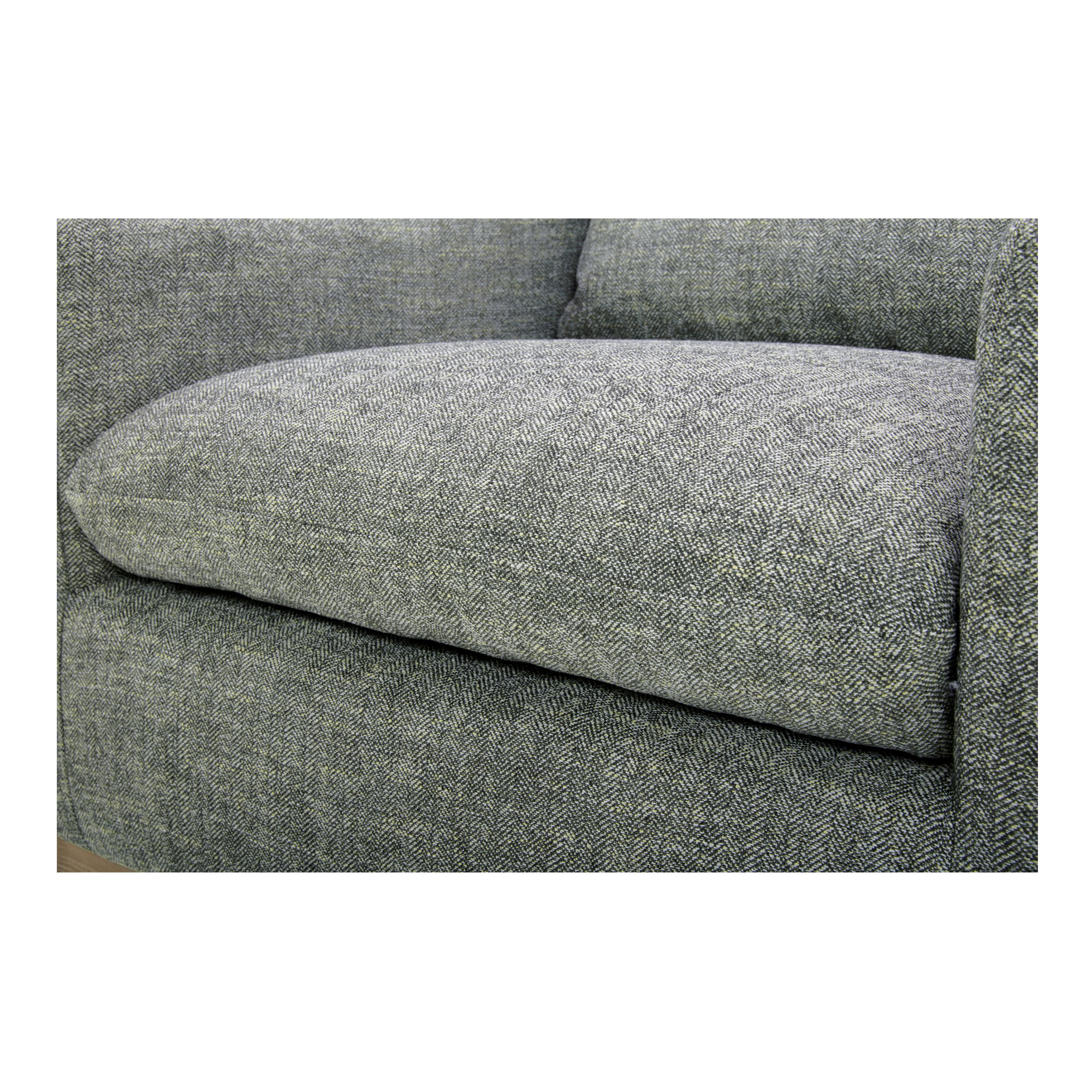 Linden Swivel Chair Slated Moss large image 