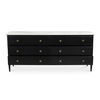 Eleanor 6 Drawer Dresser Black thumbnail 1