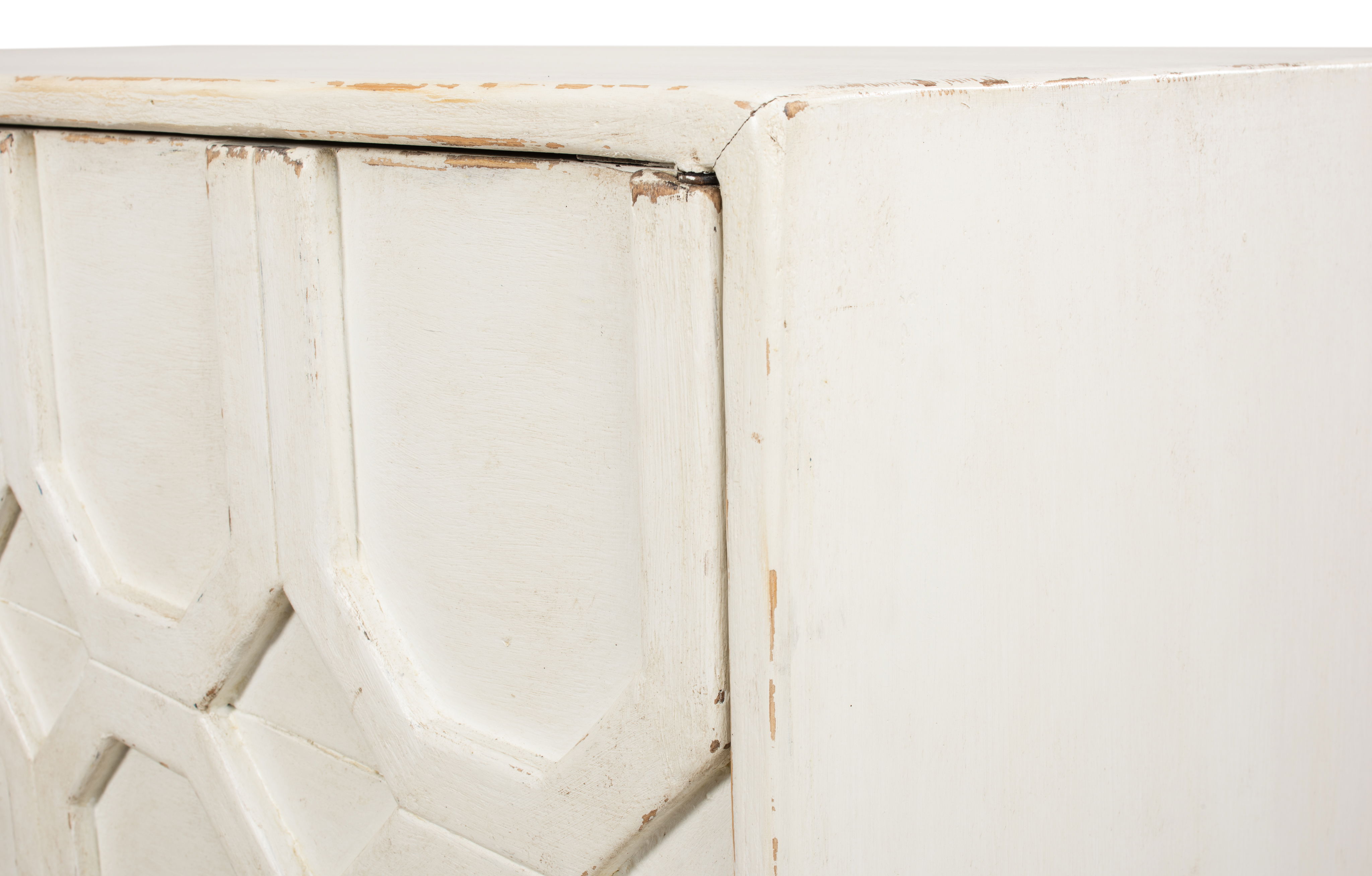 Becket Sideboard, Antique White, Cabinets & Sideboard by Sarreid, 74" length x 20" width x 33" height View 8