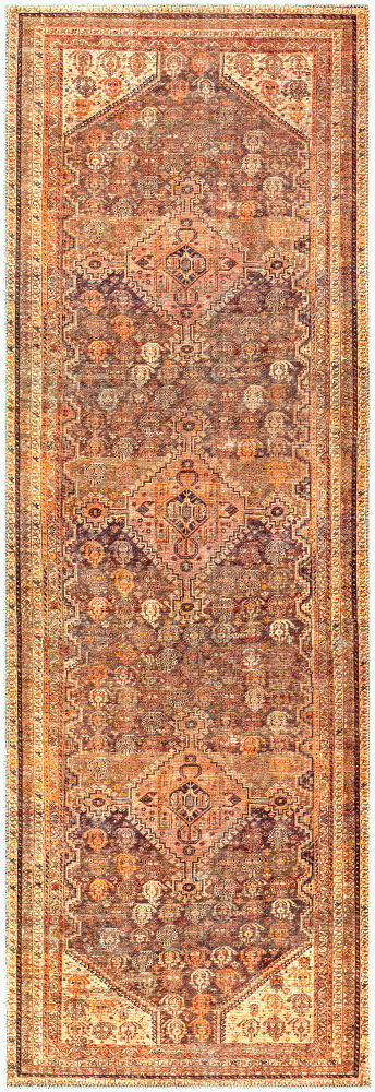 Amelie Machine Woven Rug, by Surya, 7'10.49" length x 2'7.5" width