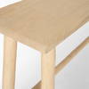 Sekou Light Brown Wooden Craftsman Console Table, by Mercana, 66" length x 16" width x 30.75" height thumbnail 8