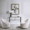 Crue White Swivel Chair thumbnail 4
